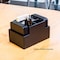 Dacasso Black Leather Multi-Purpose Desk Supply Organizer A1048 - alternate 2
